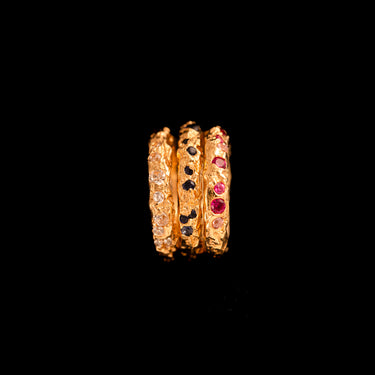 Pine Rubies/Sapphires ring band